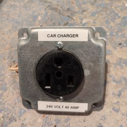 Car charger wall outlet