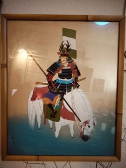 Antique Chinese Art On Silk