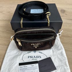 PRADA Purse Crossbody Waist Bag Fanny Belt