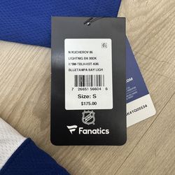 NEW NHL Tampa Bay Lightning Kucherov Hockey Jersey Size Small