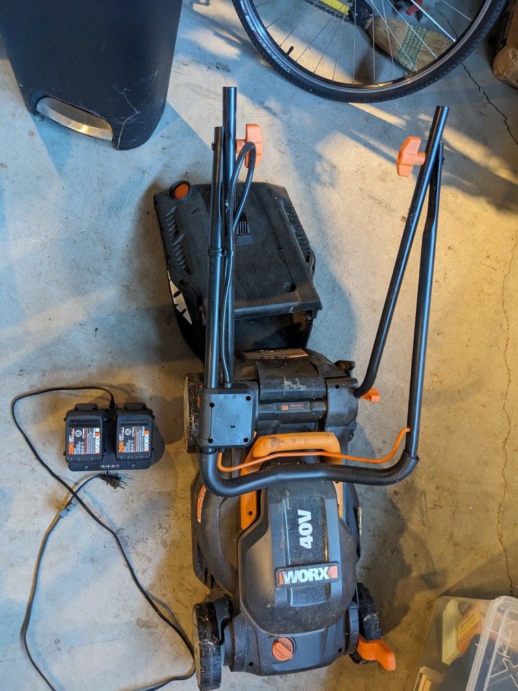 Worx Electric Lawn Mower and other tools