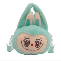 Labubu Plush Crossbody Bag - Green
