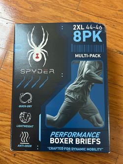 NWT Spyder men’s performance boxer briefs 8 pack size 2XL