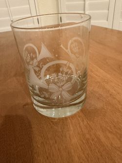 Vintage Princess House Etched Crystal Old Fashioned or Juice glasses. (Set of 4)