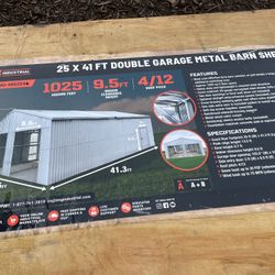 New Garage Shed