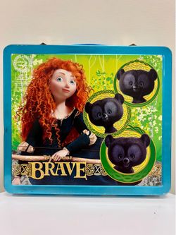 Disney Brave Princess Merida Art Supply With Collectible Tin Carrier 70 Pieces Set NEW