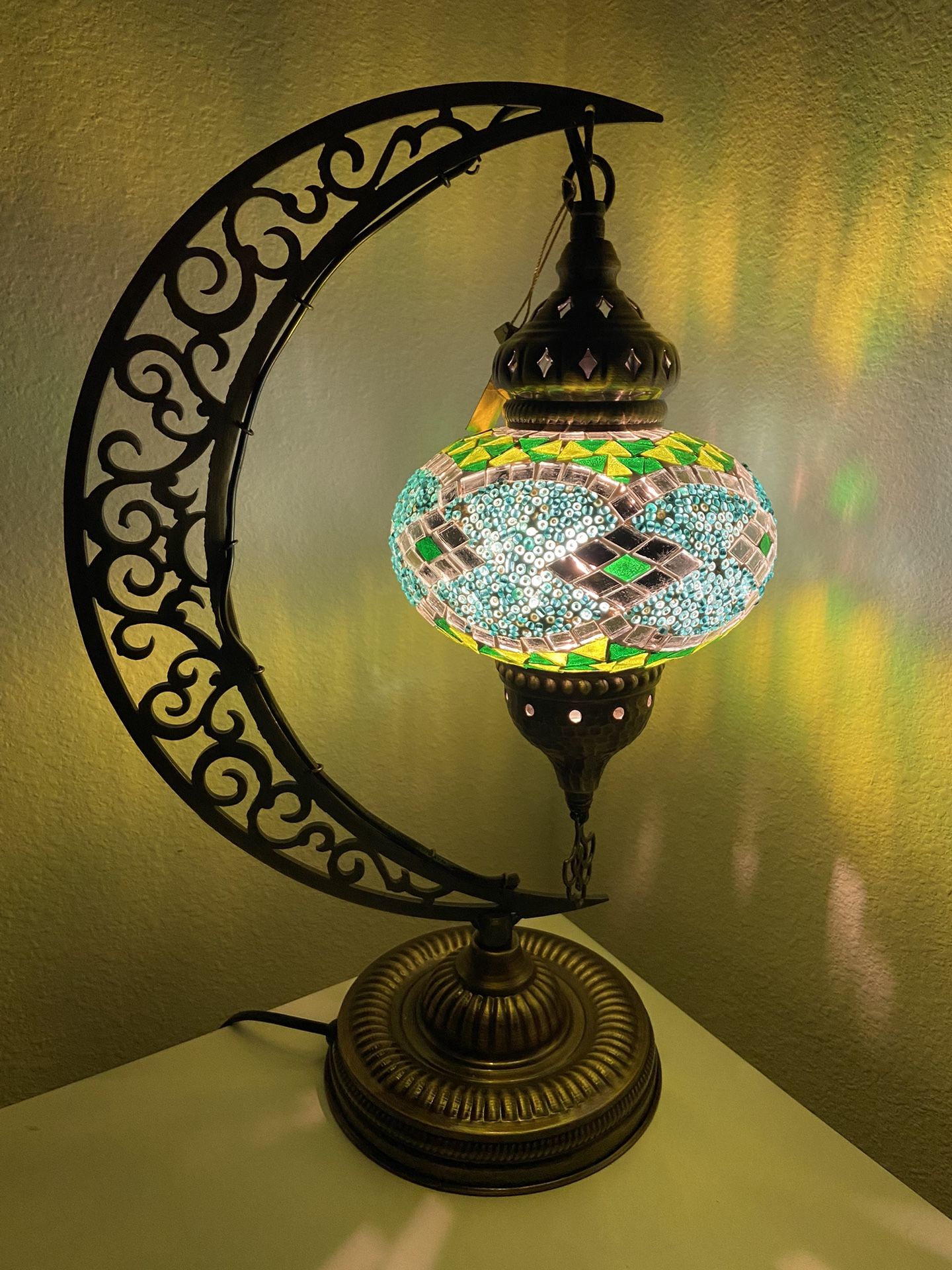 Handmade Turkish Moon Lamp