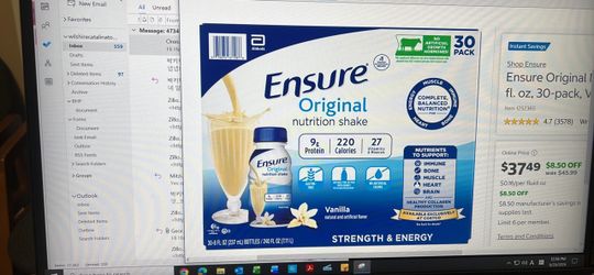 Ensure vanilla 30pk