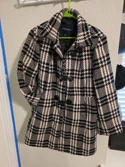 Womens Lands End wool peacoat 16P