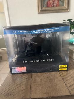 The Dark Knight Rises Batman Limited Edition Bat Cowl Blu-ray DVD Combo