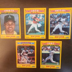 1988 SCORE SALUTE TO REGGIE JACKSON BASEBALL CARDS