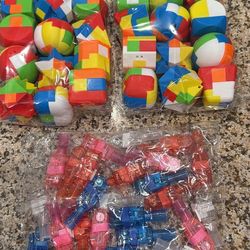 Party Favor toys 24 puzzles and 24 finger lights