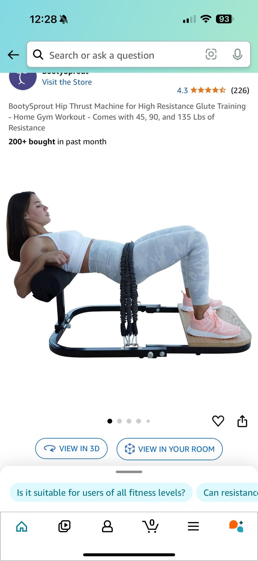 π Booty Sprout Hip Thruster Machine π