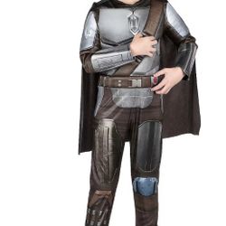Star Wars: The Mandalorian Halloween Costume Jumpsuit with Mask M
