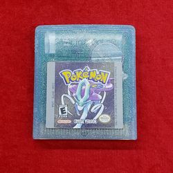 Pokemon: Crystal Version Video Game Cartridge For Nintendo Game Boy Color - Pokémon - Cartridge Only - No Box - No Manual - Working 