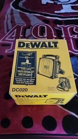Dewalt cordless or corded work light