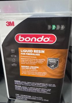 3M Bondo Liquid Resin for Fiberglass