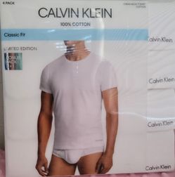 Calvin Klein Men's Crew Neck T-Shirts 4 Pack (XL)