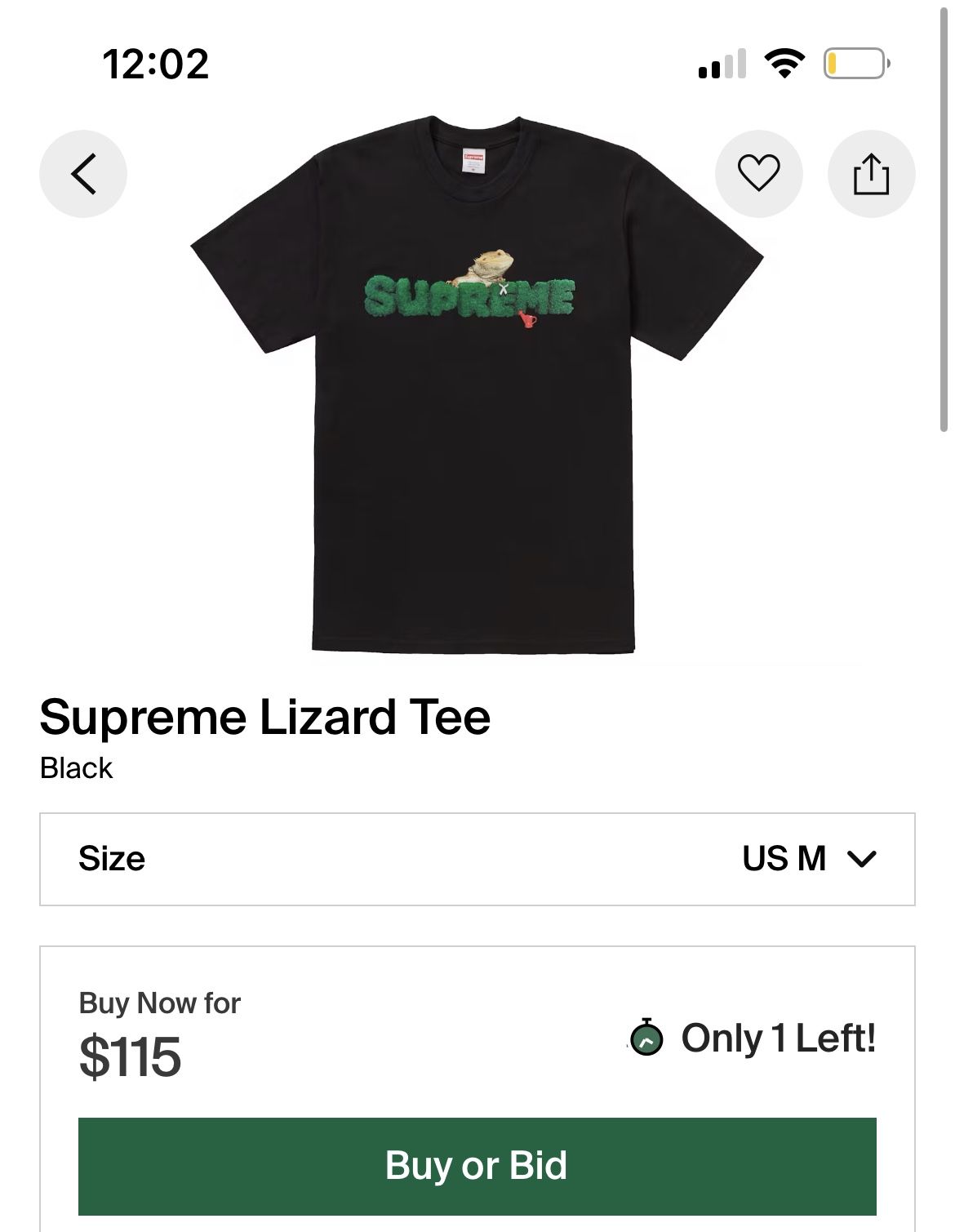 Supreme Bubble Letter T Shirt Size Medium