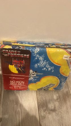 Vintage 1980s Transformers Twin Sheet Set – Factory Sealed – Original Packaging