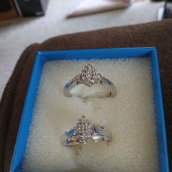 2 Small Diamond Rings