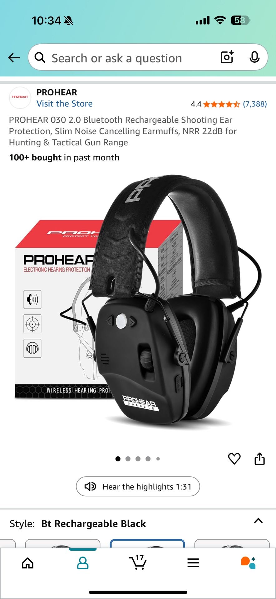 Noise Canceling Bluetooth Ear Pro