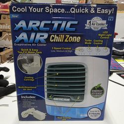 Arctic air chill desk fan