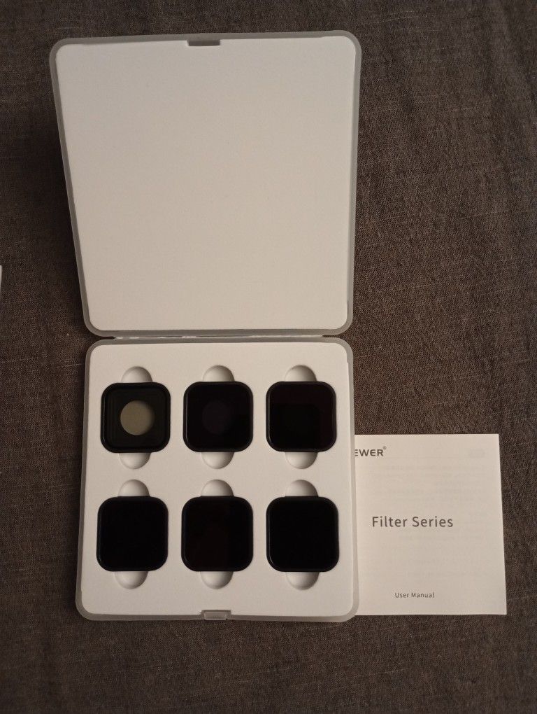 ND Filter Set Compatible with GoPro Hero 12 11 10 9 Black, 6 Pack