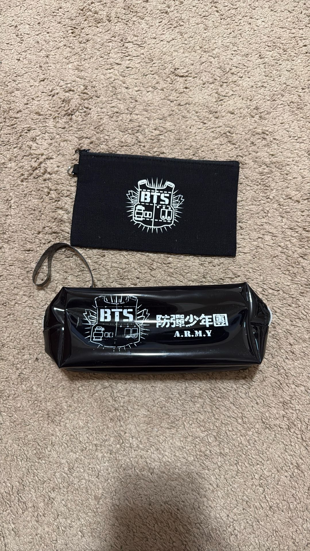 BTS BULLETPROOF Era Pencil Case(super Hard To Find) And Cloth Pouch