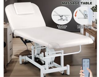 Electric Massage Table with Remote Control in perfect condition
