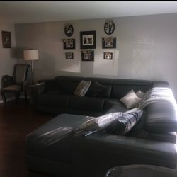 Macy’s Nevio leather Couch