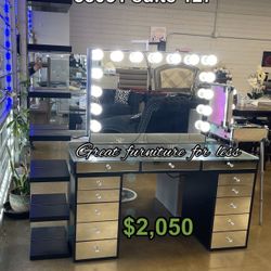 Vanity With Mirror And Shelve Brand New