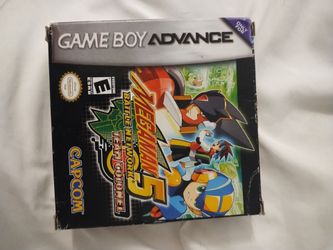 GBA mega Man 5 Battle Network team colonel Capcom game CIB