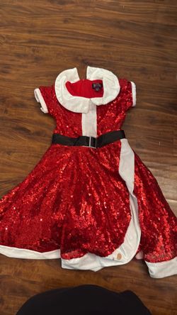 Girls Santa dress