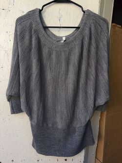 Women Gray Blouse Size L