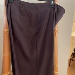 JJill Cropped Pants Chocolate Brown  Size 12
