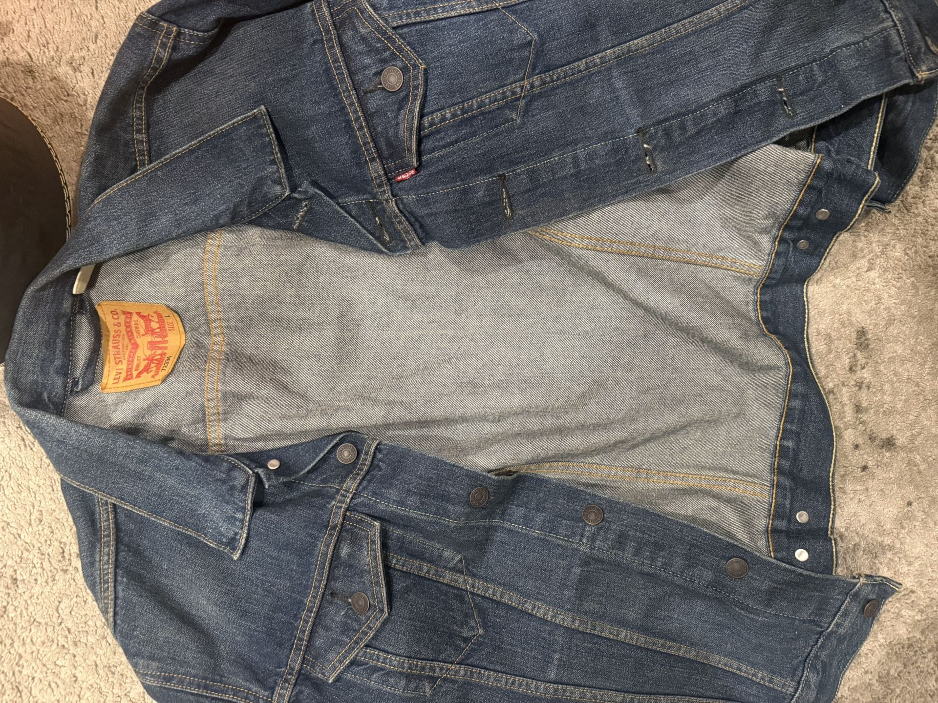 levi's original riveted jacket men large