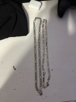 Silver Figaro Chain Necklace