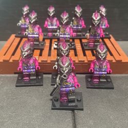 Lego Ninjago Crystallized Vengestone Brute And Guard Minifigures