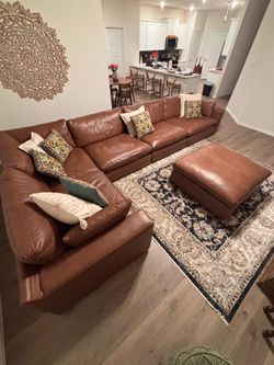 Nebraska Furniture Leather Sectional