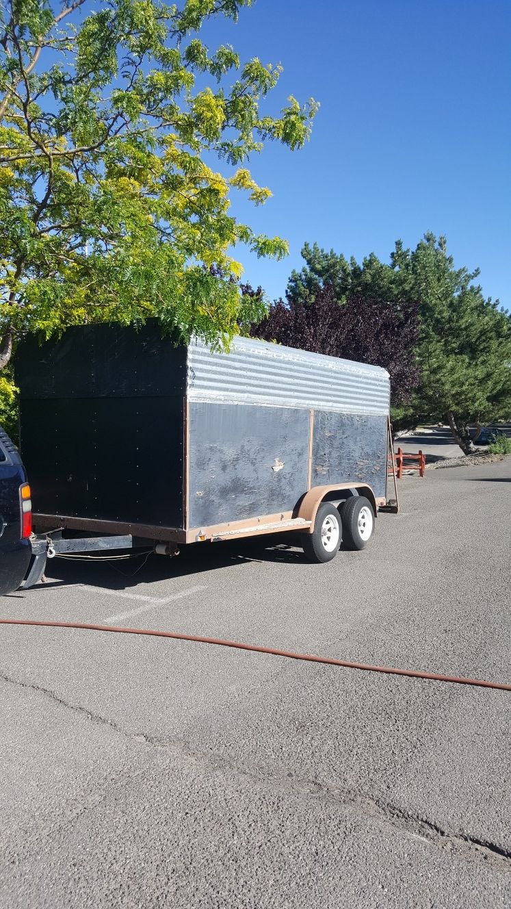 7×14 enclosed trailer water proof