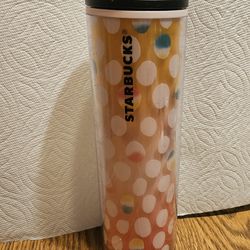 EASTER STARBUCKS  HOT & COLD  16 OZ  TUMBLER  WITH  LID  PRE-OWNED