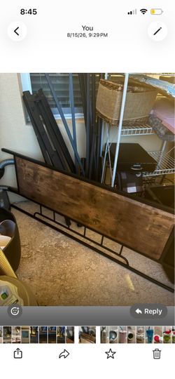 Like new full bed and frame