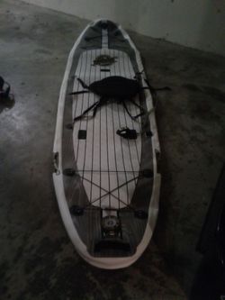 Inflatable South Bay 11.6 ft sit on fishing kayak / paddle board