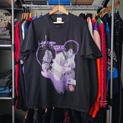 Vintage 1997 Jimi Hendrix Touch Tone Black Bands T Shirt Size XL