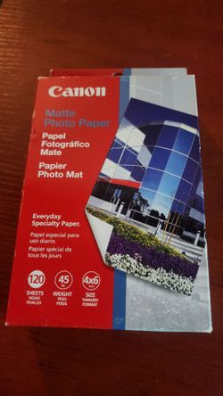 Papel fotográfico Canon Matte 4x6