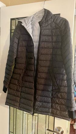 Dark Gray Quilted Puffer Jacket
