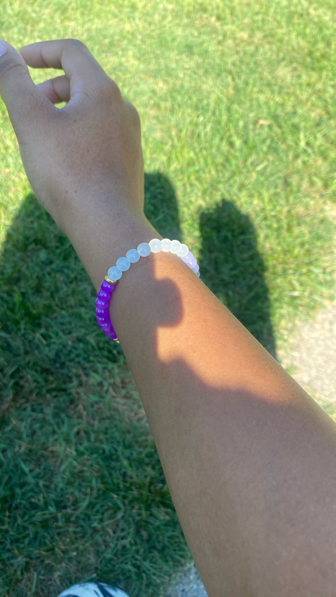 Purple Beaded Bracelet