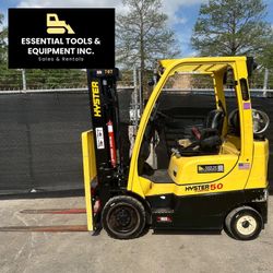2007 Hyster S50FT 5,000lb 3-Stage Mast LPG Propane Forklift Cushion - 6173 Hours