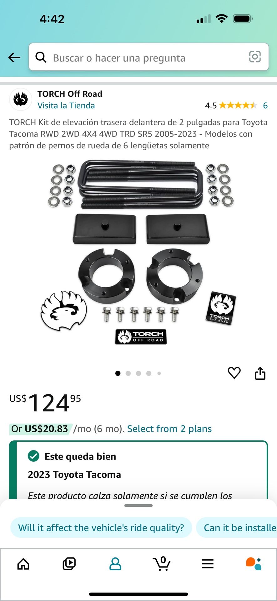 Toyota Tacoma Lift Kit 2023
